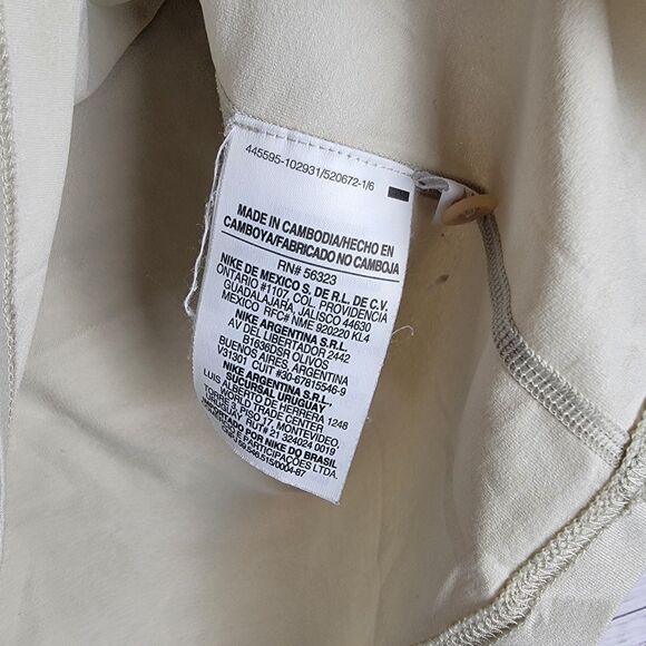 Nike Roger Federer Mens Size S Small RF Tennis Polo Shirt 2014 Brisbane Beige - Picture 9 of 15